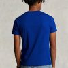 Mavi Erkek Ralph Lauren Özel Slim Fit Yuvarlak Yaka Tişörtler Mavi Erkek Ralph Lauren Özel Slim Fit Yuvarlak Yaka Tişörtler