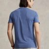 Mavi Erkek Ralph Lauren Özel Slim Fit Yuvarlak Yaka Tişörtler Mavi Erkek Ralph Lauren Özel Slim Fit Yuvarlak Yaka Tişörtler