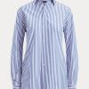 Mavi Kadın Ralph Lauren Adrien Çizgili Pamuklu Gömlekler Mavi Kadın Ralph Lauren Adrien Çizgili Pamuklu Gömlekler
