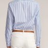 Mavi Kadın Ralph Lauren Adrien Çizgili Pamuklu Gömlekler Mavi Kadın Ralph Lauren Adrien Çizgili Pamuklu Gömlekler