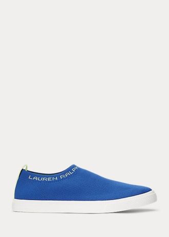 Mavi Kadın Ralph Lauren Jordyn Slip-On Spor Ayakkabı