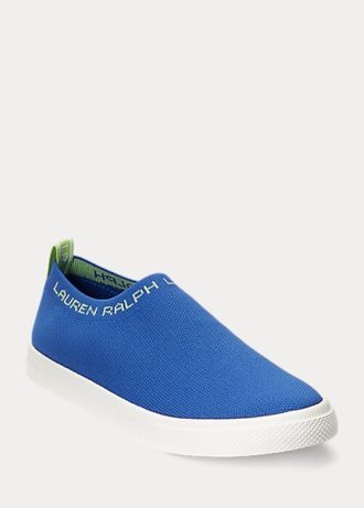 Mavi Kadın Ralph Lauren Jordyn Slip-On Spor Ayakkabı