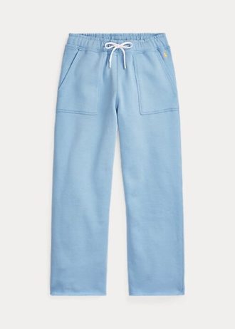 Mavi Kadın Ralph Lauren Kesik Paça Polar Eşofman Altı