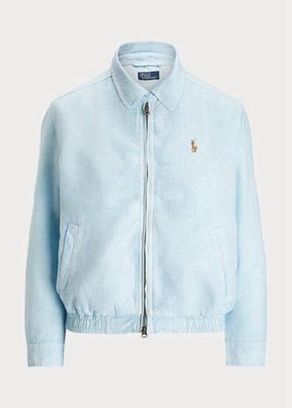 Mavi Kadın Ralph Lauren Keten Rüzgarlık