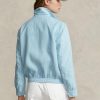 Mavi Kadın Ralph Lauren Keten Rüzgarlık Mavi Kadın Ralph Lauren Keten Rüzgarlık
