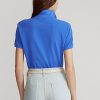 Mavi Kadın Ralph Lauren Klasik Kesim File Polo Tişörtler Mavi Kadın Ralph Lauren Klasik Kesim File Polo Tişörtler