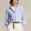 Mavi Kadın Ralph Lauren Klasik Kesim Oxford Gömlekler Mavi Kadın Ralph Lauren Klasik Kesim Oxford Gömlekler