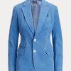 Mavi Kadın Ralph Lauren Kuzu Derisi Süet Blazer Mavi Kadın Ralph Lauren Kuzu Derisi Süet Blazer