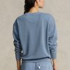Mavi Kadın Ralph Lauren Organik Pamuklu Yuvarlak Yaka Sweatshirt Mavi Kadın Ralph Lauren Organik Pamuklu Yuvarlak Yaka Sweatshirt