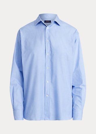 Mavi Kadın Ralph Lauren Pamuklu Kısa-Uzun Gömlekler