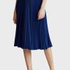 Mavi Kadın Ralph Lauren Plisse Midi Etekler Mavi Kadın Ralph Lauren Plisse Midi Etekler