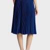 Mavi Kadın Ralph Lauren Plisse Midi Etekler Mavi Kadın Ralph Lauren Plisse Midi Etekler