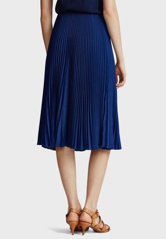 Mavi Kadın Ralph Lauren Plisse Midi Etekler