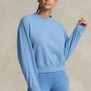 Mavi Kadın Ralph Lauren Polar Yuvarlak Yaka Sweatshirt Mavi Kadın Ralph Lauren Polar Yuvarlak Yaka Sweatshirt