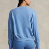 Mavi Kadın Ralph Lauren Polar Yuvarlak Yaka Sweatshirt Mavi Kadın Ralph Lauren Polar Yuvarlak Yaka Sweatshirt