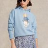 Mavi Kadın Ralph Lauren Polo Ayı Polar Kapüşonlu Üst Mavi Kadın Ralph Lauren Polo Ayı Polar Kapüşonlu Üst
