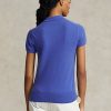 Mavi Kadın Ralph Lauren Slim Fit Kaşmir Polo Gömlekleri Mavi Kadın Ralph Lauren Slim Fit Kaşmir Polo Gömlekleri