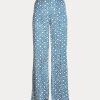 Mavi Kadın Ralph Lauren Starburst Motif Saten Geniş Paça Pantolon Mavi Kadın Ralph Lauren Starburst Motif Saten Geniş Paça Pantolon