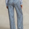 Mavi Kadın Ralph Lauren Starburst Motif Saten Geniş Paça Pantolon Mavi Kadın Ralph Lauren Starburst Motif Saten Geniş Paça Pantolon
