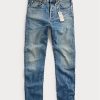 Mavi Kadın Ralph Lauren Stretch Vintage Düz Kesim Kot Pantolon Mavi Kadın Ralph Lauren Stretch Vintage Düz Kesim Kot Pantolon