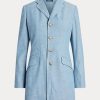 Mavi Kadın Ralph Lauren Uzun Chambray Pamuklu Blazer Mavi Kadın Ralph Lauren Uzun Chambray Pamuklu Blazer