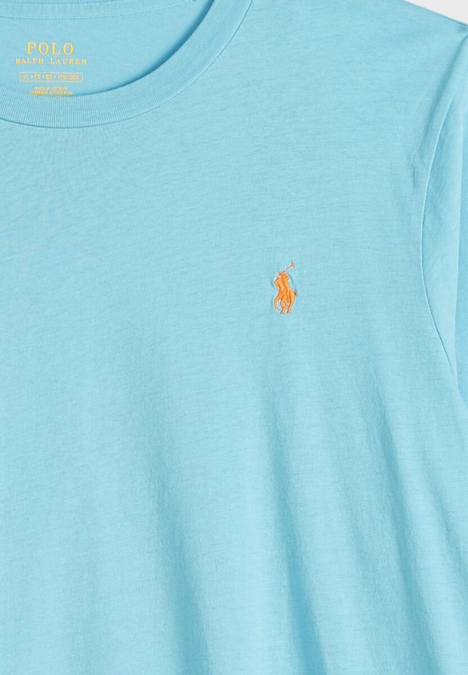 Mavi Kadın Ralph Lauren Yuvarlak Yaka Tişörtler Mavi Kadın Ralph Lauren Yuvarlak Yaka Tişörtler