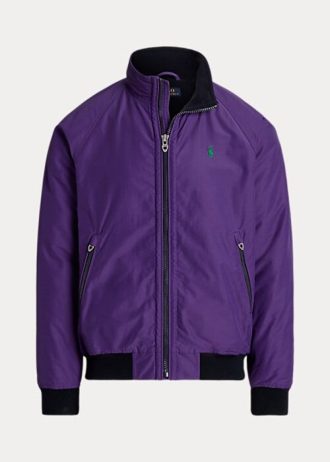 Mor Erkek Ralph Lauren Raglan Kollu Ceketler