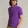 Mor Erkek Ralph Lauren The Iconic Mesh Polo Tişörtleri