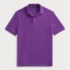Mor Erkek Ralph Lauren Özel Slim Fit File Polo Tişörtleri Mor Erkek Ralph Lauren Özel Slim Fit File Polo Tişörtleri