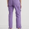 Mor Kadın Ralph Lauren Tüy Sıklet Twill Kargo Bilek Pantolonu Mor Kadın Ralph Lauren Tüy Sıklet Twill Kargo Bilek Pantolonu