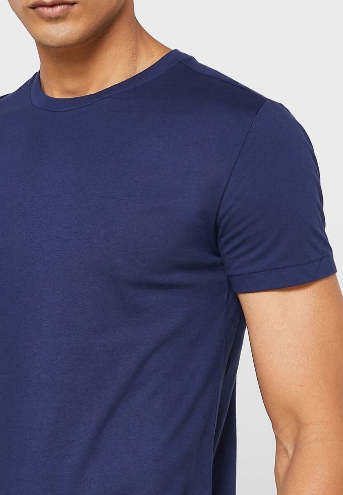 Çok Renkli Erkek Ralph Lauren 3’lü Paket Çeşitli Yuvarlak Yaka Tişörtler