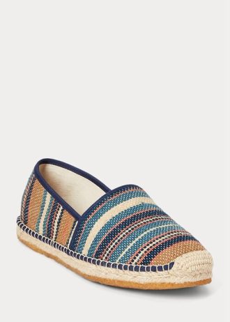 Çok Renkli Erkek Ralph Lauren El Dokuma Jakarlı Espadril
