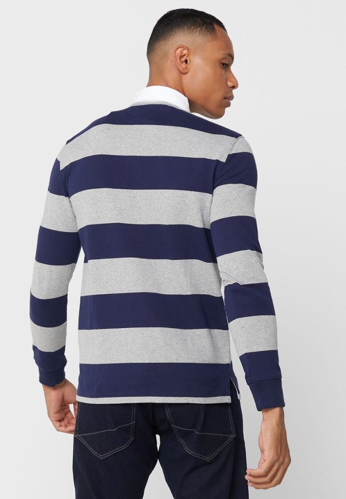 Çok Renkli Erkek Ralph Lauren Çizgili Polo Tişörtler Çok Renkli Erkek Ralph Lauren Çizgili Polo Tişörtler