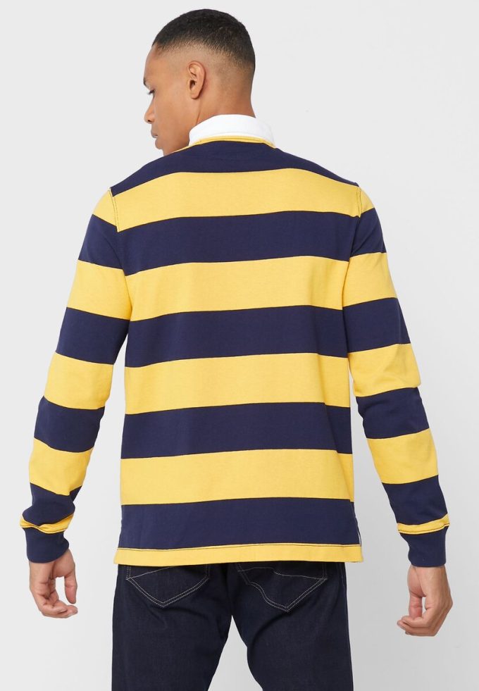 Çok Renkli Erkek Ralph Lauren Çizgili Polo Tişörtler Çok Renkli Erkek Ralph Lauren Çizgili Polo Tişörtler