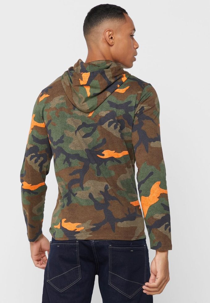Çok Renkli Erkek Ralph Lauren Kamuflaj Kapüşonlu Üst Çok Renkli Erkek Ralph Lauren Kamuflaj Kapüşonlu Üst