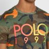 Çok Renkli Erkek Ralph Lauren Kamuflaj Yuvarlak Yaka Tişörtler Çok Renkli Erkek Ralph Lauren Kamuflaj Yuvarlak Yaka Tişörtler