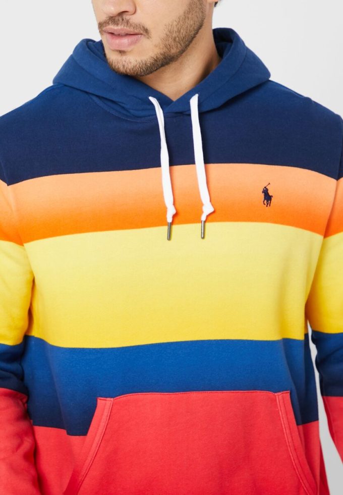 Çok Renkli Erkek Ralph Lauren Renk Bloklu Kapüşonlu Üst Çok Renkli Erkek Ralph Lauren Renk Bloklu Kapüşonlu Üst