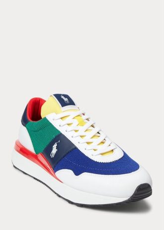 Çok Renkli Erkek Ralph Lauren Train 89 Renk Bloklu Spor Ayakkabı