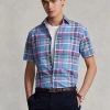 Çok Renkli Erkek Ralph Lauren Özel Kesim Ekose Oxford Gömlekler Çok Renkli Erkek Ralph Lauren Özel Kesim Ekose Oxford Gömlekler
