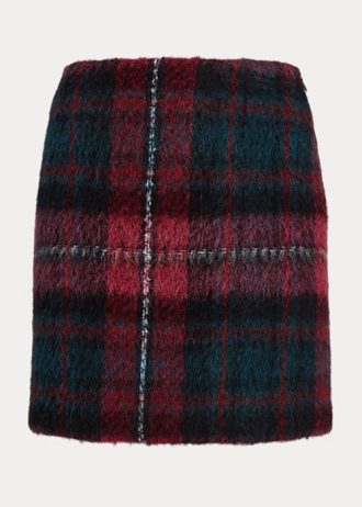 Çok Renkli Kadın Ralph Lauren Ekose Mohair Kalem Etekler Çok Renkli Kadın Ralph Lauren Ekose Mohair Kalem Etekler