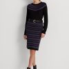 Çok Renkli Kadın Ralph Lauren Fair Isle Pamuk Karışımlı Kalem Etekler Çok Renkli Kadın Ralph Lauren Fair Isle Pamuk Karışımlı Kalem Etekler