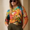 Çok Renkli Kadın Ralph Lauren Grafik Kaşmir Yuvarlak Yaka Kazaklar Çok Renkli Kadın Ralph Lauren Grafik Kaşmir Yuvarlak Yaka Kazaklar