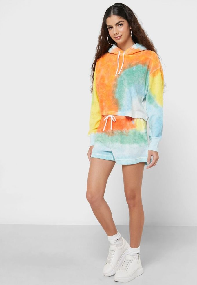 Çok Renkli Kadın Ralph Lauren Örme Kapüşonlu Sweatshirt