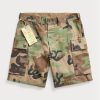 Olive Erkek Ralph Lauren Camo Ripstop Kargo Şortu Olive Erkek Ralph Lauren Camo Ripstop Kargo Şortu