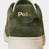 Olive Erkek Ralph Lauren Court Süet Alçak Topuklu Spor Ayakkabı Olive Erkek Ralph Lauren Court Süet Alçak Topuklu Spor Ayakkabı
