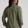 Olive Erkek Ralph Lauren Esnek Ripstop Yardımcı Takım Elbise Ceketleri