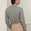 Olive Erkek Ralph Lauren Gingham Resmi Gömlekler