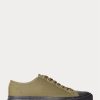 Olive Erkek Ralph Lauren Kanvas Spor Ayakkabı Olive Erkek Ralph Lauren Kanvas Spor Ayakkabı