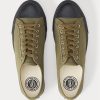 Olive Erkek Ralph Lauren Kanvas Spor Ayakkabı Olive Erkek Ralph Lauren Kanvas Spor Ayakkabı