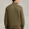 Olive Erkek Ralph Lauren Kapitone Lüks Jersey Ceketler Olive Erkek Ralph Lauren Kapitone Lüks Jersey Ceketler